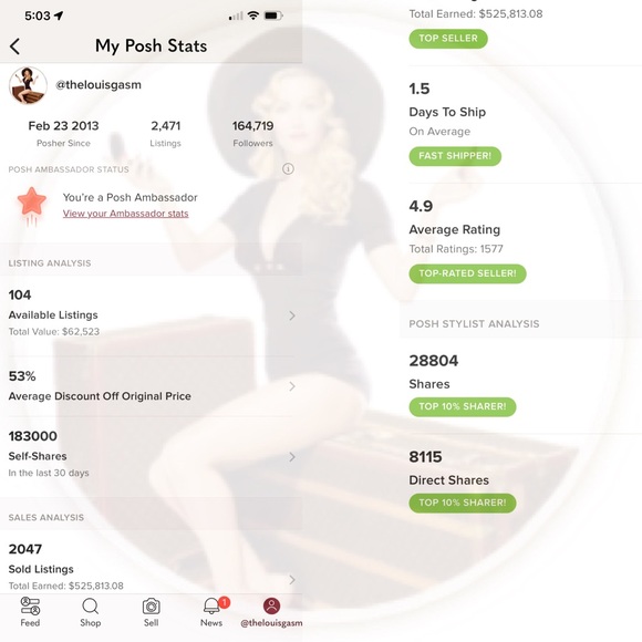 ⭐️READ ABOUT US: 1500+ Sales/8 yr Business Posh Ambassador. Check photo reviews - Picture 12 of 12